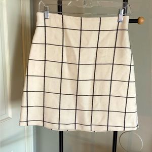 H&M High Rise Plaid Skirt 8